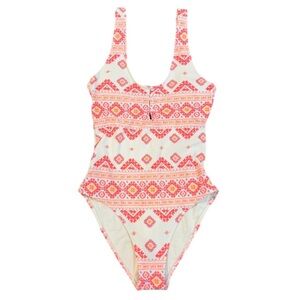 Aerie Textured Geo One-Piece Swimsuit – Size Small